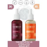 Cosvoce Ton Eşitleyici ve Aydınlatıcı Serum Seti Aha, Bha, Vitamin C 30 ml + 30 ml
