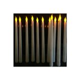 cosy home gift Büyük Boy 26 Cm Pilli Mum Efekti Led Şamdan Mum Dekor 2 Lı Paket