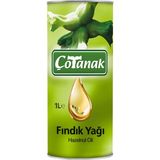 Çotanak Fındık Yağı 1 Lt Teneke Doğal Fındık Yağı Lezzetli Yemekler İçin