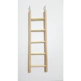 Çotanaklar Kafes Ahşap Kuş Merdiveni 21X6 cm 5 Basamak