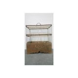 Çotanaklar Kafes Ahşap Tel Geçme Kafes Oymalı 32X28X17