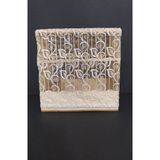 Çotanaklar Kafes Kafes Tülü Üsten Geçme Fermuarlı 28X27X17