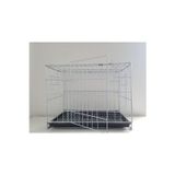 Çotanaklar Kafes Kedi Köpek Kafesi Gri 61X45X43 Cm Katlanabilir