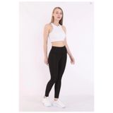 COTAS Kadın Toparlayıcı Yüksek Bel Siyah Spor Tayt – Esnek & Fit series x