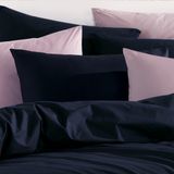 Cote Blanc Plain Siyah Pamuk Ranforce 2'li Yastık Kılıfı 50X70
