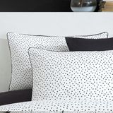 Cote Blanc Points %100 Pamuk Ranforce 2'li Yastık Kılıfı 50X70 - 50 x 70 cm - Beyaz