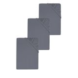 cotenconcept 3 Adet Düz Pamuklu Tek Kişilik 100 x 200 cm Lastikli Penye Çarşaf