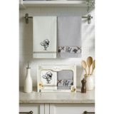Coton Delux 2'li Mutfak Havlusu - Aşçı Desenli - 40X60 -%100 Pamuklu - Kutulu