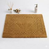 Coton Delux 45X65 cm Welsoft Kaydırmaz Banyo Paspası | Yumuşak Dokulu, Su Emici, Tabanı Kaymaz - Bej