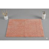 Coton Delux 45X65 cm Welsoft Kaydırmaz Banyo Paspası | Yumuşak Dokulu, Su Emici, Tabanı Kaymaz - Somon