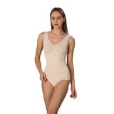 COTONHAUSE 1002 BAYAN KALIN ASKILI TEN TOPARLAYICI KORSELİ ATLET TEN XL