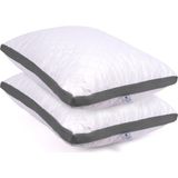 Cotpoly Home Klimalı Yastık 50X70 cm - Hava Sirkülasyonlu Kapitone Mikrofiber Dış Kılıf 850 G - Çok Renkli