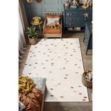 Cotto Home Cotto Cool CL003R Renkli Akrilik Halı Tozu Az Pamuk Tabanlı Salon Koridor Oturma Yatak Odası Halısı