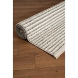 Cotto Home Lumos CT019A Bej Halı Sisal Bukle Dekoratif Kabartmalı Halı Tozsuz Salon Mutfak Halısı Koridor
