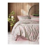 COTTON BOX 38.00000027 Saten Çift Kişilik Nevresim Takımı Betula Pudra,200 x 220 Pudra