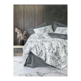 COTTON BOX 38.00000049 Saten Çift Kişilik Nevresim Takımı Moale Gri,200 x 220 Gri