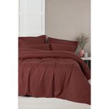 COTTON BOX 8680108077047 Çift Kişilik Nevresim Takımı Ten Craft Bordo,200 x 220 Mürdüm