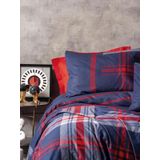 Cotton Box Abel Kırmızı Masculine Çift Kişilik Nevresim Takımı