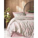 Cotton Box Betula Pudra Saten Nevresim Takımı Çift Kişilik - Beyaz - 200 x 220 cm