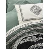 Cotton Box Çift Hardy Yeşil Çift Kişilik Battaniyeli Nevresim Takımı
