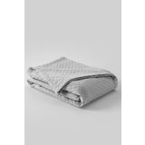 Cotton Box Çift Kişilik %100 Pamuklu Gri Kristal Desenli Pike 220x230 Cm
