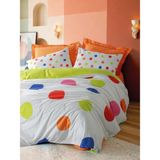Cotton Box Çift Kişilik Nevresim Takımı Dotsy Turuncu - 200 x 220 cm