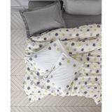 Cotton Box Çift Kişilik Pike Takımı Boony Leroy Gri - Renkli