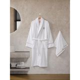 Cotton Box Classic Bornoz Seti Güher Beyaz Kadın M/L - Renkli - Standart