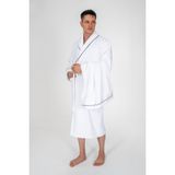 Cotton Box Classic Bornoz Seti Josina Beyaz Erkek L/XL - Renkli - Standart
