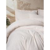 Cotton Box Cotton Keten Çift Kişilik Nevresim Takımı Basic Bej - 240 x 260 cm