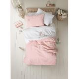 Cotton Box Cuddly Nakışlı Bebek Nevresim Takımı Bonic Beyaz