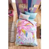 Cotton Box Dream Mint Junior Tek Kişilik Lastikli Çarşaflı Nevresim Takımı