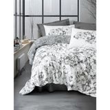 Cotton Box Dual Çift Kişilik Nevresim Takımı Florva Antrasit - 240 x 260 cm