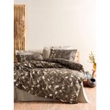 Cotton Box Dual Foresta Bej Çift Kişilik 200x220 cm Nevresim Takımı