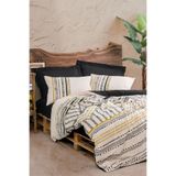 Cotton Box Ethnic Ranforce Çift Kişilik Nevresim Takımı Elvira Siyah
