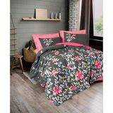 Cotton Box Feminen Çift Kişilik Merlin Pembe Nevresim Takımı - 200 x 220 cm