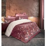 Cotton Box Feminen Vina Bordo Çift Kişilik 200x220 cm Nevresim Takımı