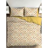 Cotton Box Fixbox Ranforce Tek Kişilik Çarşafı Lastikli Nevresim Takımı Colora Hardal - 160 x 220 cm