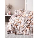 Cotton Box Flanel Çift Kişilik Nevresim Takımı Farida Kahve Kahverengi
