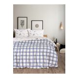 Cotton Box Flanel Nevresim Takımı Çift Kişilik Lavanid Mavi