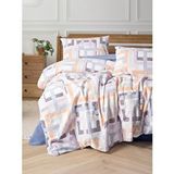 Cotton Box Flanel Tek Kişilik Nevresim Takımı Hayden Lila Mor