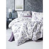 Cotton Box Flanel Tek Kişilik Nevresim Takımı Sadie Mor - 180 x 240 cm