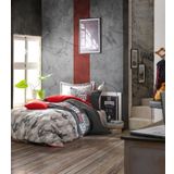 Cotton Box Genç Odası Rock Kırmızı Tek Kişilik Nevresim Takımı