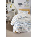 Cotton Box Genç Odası Tek Kişilik Lastikli Çarşaflı Nevresim Takımı Dashon Sarı
