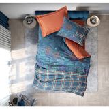 Cotton Box Genç Odası Tek Kişilik Nevresim Takımı Pleds Tarçın - 160 x 220 cm