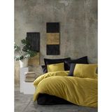 Cotton Box Hardal Siyah 200 x 220 cm Plain Ranforce Tek Kişilik Nevresim Takımı
