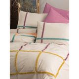 Cotton Box Insula Gül Kurusu 200 x 220 cm Puff Nakışlı Çift Kişilik Nevresim Takımı