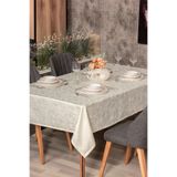 Cotton Box Jakarlı Dertsiz Lavinia Krem 155x220 cm Masa Örtüsü