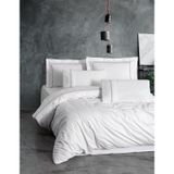 Cotton Box Josina Beyaz Classic Çift Kişilik 200x220 cm Nevresim Takımı
