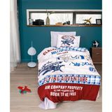 Cotton Box Junior Tek Kişilik Lastikli Çarşaflı Nevresim Takımı Flying Gri - 100 x 200 cm